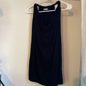 Michael Stars Jersey Lycra Draped Halter Knit 2210 One Size